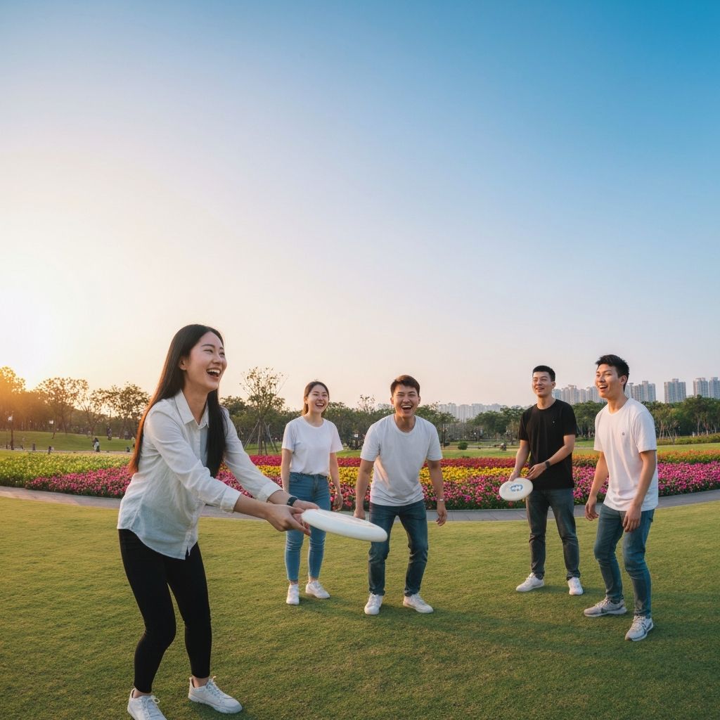 深圳湾落日飞盘局